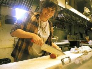 Kielyn slices cured Lonza from Ristorante Verdicchio