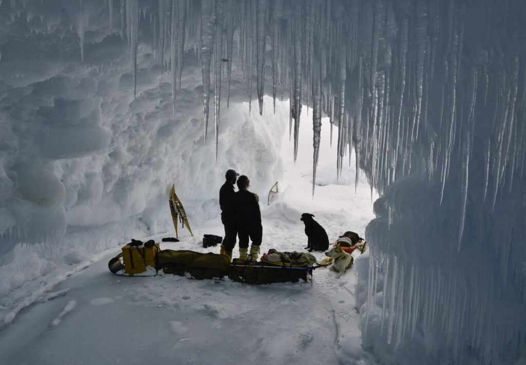 An ice cave on Lake Superior. Photo courtesy Conor Mihell.