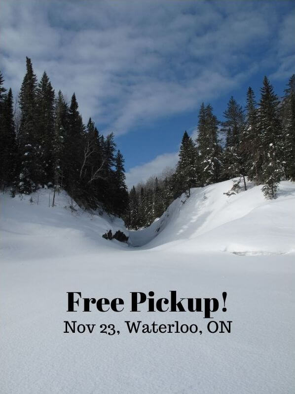 Free Pickup available at Ontario Winter Camping Symposium